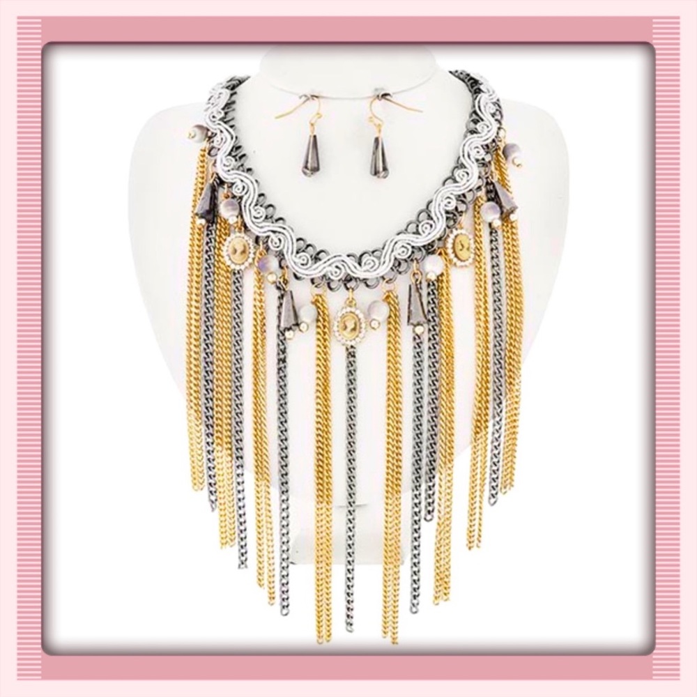 🪴Necklace Earrings Set